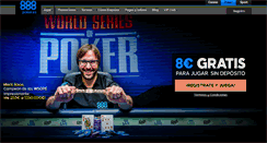 Desktop Screenshot of 888poker.es