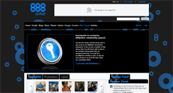 Desktop Screenshot of my.888poker.com